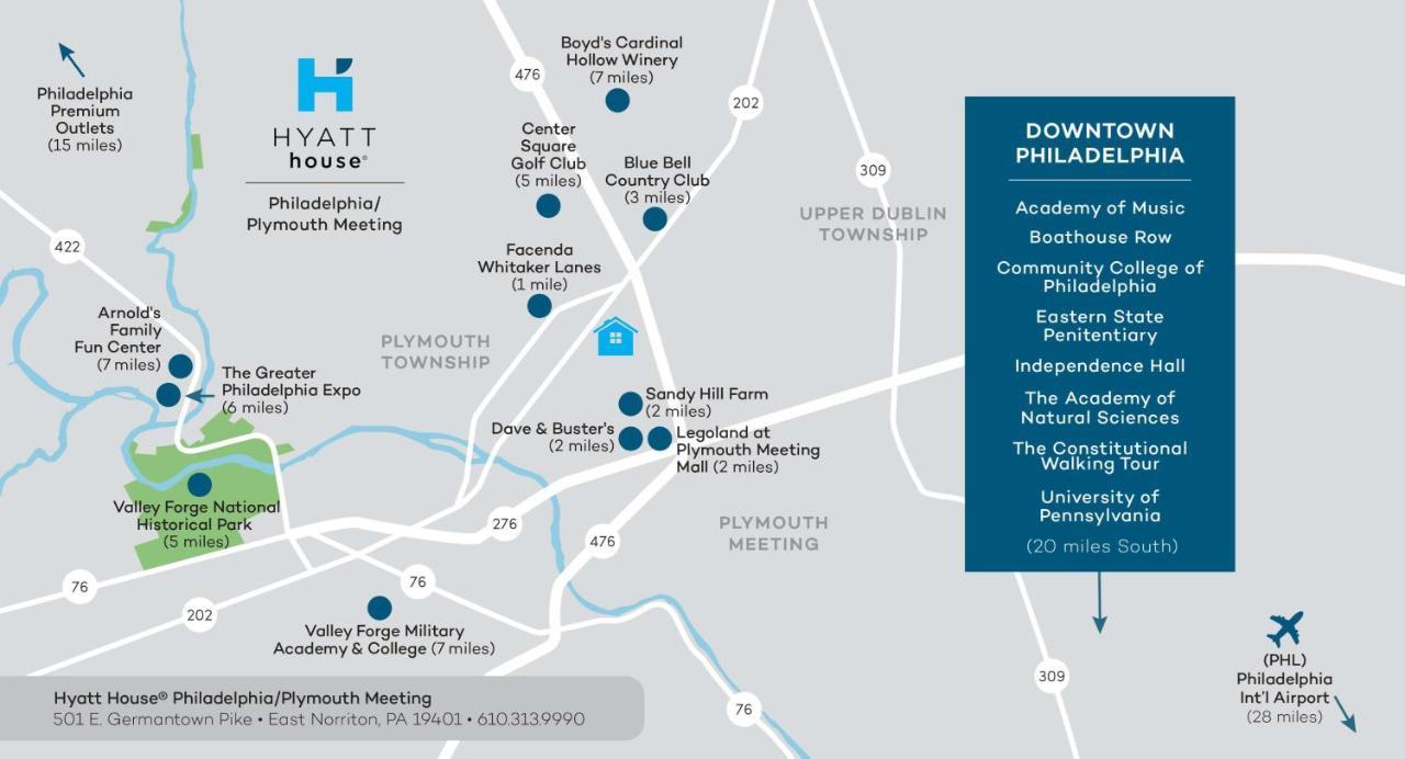 Hyatt House Philadelphia/Plymouth Meeting Hotel East Norriton Bagian luar foto